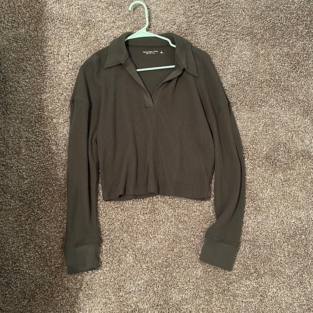 Abercrombie Green Sweater women’s size s